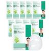 DMD DERMAL MAKE A DIFFERENCE DERMAL Maschera viso contenente 10 fogli di essenza di collagene di tè verde coreano - Vitalità, effetto rinfrescante e lenitivo - Per pelli arrossate, sensibili e a tendenza acneica