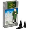 Seiffener Volkskunst eG Schauwerkstatt Incenso Nero Affumicare Cono Tre Re Profumo Speziato Harzig 6x11x2 CM Nuovo