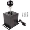 Honseadek Racing Simulator - Cambio manuale per Logitech G27 G29 T300, console in lega di alluminio con manopola in fibra di carbonio (6-HB039)
