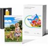 MarkField Compatibile con Liene Amber M100/M110/M200/M210 4x6 40 Carta Foto&Cartucce | Pacchetto di 40 Carta Fotografica & 1 Cartucce Inchiostro, LP-40 10x15cm Fotografica Carta per Amber Stampante