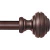 UNCONSIL Bastoni per tende in bronzo per finestre da 167,6 a 304,8 cm, 1,9 cm, resistente, regolabile, con terminali moderni, aste per finestre per camera da letto, soggiorno, patio e cucina