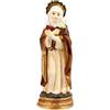 DRW Figura Santa Caterina di Alessandria patrona dei filosofi e degli studenti in resina dipinta a mano 11 cm