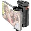 Generic Tripod da viaggio, treppiede portatile per telefono, treppiede per selfie stick con telecomando, otturatore wireless, supporto pieghevole portatile a 360 gradi per video, vlog, livestream
