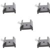 Tityvirnix 5 set Finder Scope staffa di montaggio a coda di rondine Slot piastra accessorio mirino staffa nera