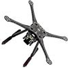 CAZSTYK Telaio quadricottero in fibra professionale Spaziatura motore 500mm / 527mm compatibile per telecamere FPV Telaio quadricottero con registrazione video