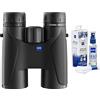Zeiss Binocolo Terra ED 10x42 (nero) e kit di pulizia Zeiss (2 articoli)
