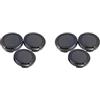 Tityvirnix 2 set di 3 copriobiettivo universale a scatto per mini videocamera DV, nero, 34 mm