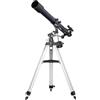 Levenhuk New Skyline BASE 70/900 EQ1 Telescopio Astronomico | per Adulti e Principianti Rifrattore Acromatico Montatura Equatoriale EQ1 Oculari 10/25 mm Barlow 2x Treppiede Inclusi