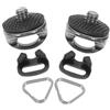 Mikikit Set Anelli Triangolari per Cinghia Fotocamera, 4 Pezzi