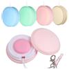 MOBUTOFU Pulitore per Schermo Telefono Touch Macaron 4 Pezzi con Microfibra e Spugna, Detergente per Schermi Smartphone e Tablet con Cordino Portachiavi, Pulizia Schermo e Colore Casuale