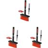 Tityvirnix Set di 3 pennelli multifunzione per la pulizia della tastiera, kit di pulizia per PC, colore nero e rosso, 15 x 8 x 2,8 cm