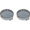Tityvirnix Set di 2 filtri impermeabili per immersioni subacquee, custodia grigia 43 mm