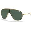 Ray-Ban 0rb3597 905071 33 Occhiali da Sole, Oro (Gold/Dark Green), Unisex-Adulto