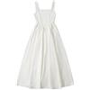 ZHSOAO A-Line Dr, Giuntura in Fibra a Vita Alta da Donna, Dimagrante, Lunga, alla Moda, for pendolari per Donna(White,M)