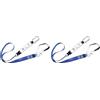 Portwest FP50RBR Cordino a Cinghia con Assorbitore, Blu (Confezione da 2)