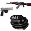 HONESECUR Lucchetto per armi, Lucchetto per pistola Keyed Alike Trigger Gun Lock - Fits Pistole, Rifles, & Shotguns