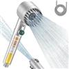 FEELSO DY1 - Soffione doccia con filtro a 15 strati (argento)