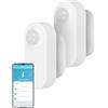 MOES Sensore di movimento intelligente ZIGBEE, sicurezza domestica, sensore di movimento wireless con applicazione di monitoraggio remoto, controllo vocale compatibile con Alexa 2 pcs