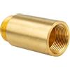 tecuro Prolunga rubinetto 1/2 x 65 mm - Secondo il regolamento acqua potabile 50930-6, DIN 3523, ottone CW 617 N grezzo