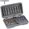 XZMCAT Set Cacciavite a Cricchetto 42 in 1, Cacciavite di Precisione Magnetico con 40 Punte S2, Impugnatura a T Modulare con 3 Prolunghe, Kit Mini Attrezzi con Scatola per Elettronica, Orologi, Mobili e Fai