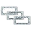Terryshop74 3 x Supporti plastica per interruttori e prese per cassette 502-503 - 504-507 da 2-3 -4-7 posti Compatibili living matix e vimar (Matix Compatibile, 4 posti)
