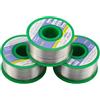 Generic Filo per saldatura senza piombo, 0,8 mm, Sn99.3 Cu0.7, con nucleo in colofonia, per riparazioni elettroniche e fai da te (3 pezzi x 50 g)