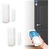 LED ATOMANT Confezione da 2 Sensore Apertura Porta e Finestra WiFi Intelligente con Avviso su Smartphone, Compatibile con Alexa e Google Home, Sensori Porte e Finestre per Antifurto Casa
