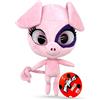 Miraculous Ladybug - Kwami Mon Ami Daizzi, peluche per bambini da 24 cm, peluche morbidissimo con occhi in resina, brillantini e lucentezza, cuciture dettagliate (Wyncor)