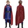SINSEN Kids Dr.Strange Costume Costume Dottore Supereroe Tuta Mantello Halloween Party Carnevale Abiti per Ragazzi (130 Altezza 124,5-134,6 cm)