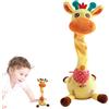 Générique Giraffa parlante - Peluche Musicale interattivo per - Statuetta di Peluche Ricaricabile e - attività all'aperto di Viaggio PIC-nic per 1-3 Anni