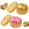 HBSFBH Giant Glitter Dumpling Squishy Toy, 2Pezzi Squishys A Forma Di Ravioli Glitterati, Glitter Dumpling Squishy, Morbida Pallina Antistress Ravioli Spremere Giocattoli, giocattolo da scrivania estensibile