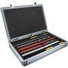 Feldherr Eurobox 60 x 40 cm Set per modellismo Ferroviario - Scala H0-7 Scomparti con Inserto in Schiuma per stoccaggio Verticale - Soluzione compatta per Locomotive e vagoni