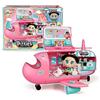 Trotties - Aereo Chiara, Aereo Rosa Giocattolo e Bambola Mini, 20 Accessori, Adesivi e Vari Spazi e Modalità di Gioco, Da 3 anni, Famosa (TFT12000)
