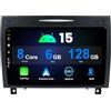 MISONDA Autoradio 6GB + 128GB Android 15 Per Mercedes Benz SLK-Class R171 2004-2010 con telecamera e microfono - CarPlay Android Auto, comandi al volante, BT 5.0, MirrorLink,GPS WiFi 4G