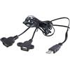 FHGSPQWM Efficiente cavo splitter USB maschio a femmina per la ricarica simultanea di due dispositivi adattatore cavo di ricarica