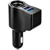 MIMISOLA Accendisigari Auto, 66W Presa Accendisigari 12V, 4 in 1 Caricatore Auto USB C, 30W PD + 2 USB 3.0 Ports, per iPhone, Samsung, Galaxy, Huawei, GPS, Dash Cam