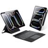 DUX DUCIS [DK Series Keyboard Case, progettata per Apple iPad Pro 13 (2024), tastiera Bluetooth rimovibile e cover in pelle per tablet, colore nero
