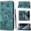 LSPCASA Cover per Xiaomi Poco X8 Pro 6.59 Custodia Cover Premium Pelle PU Portafoglio a Libro Flip Case Con Slot Per Schede e Funzione Supporto Gatto farfalla Case per Xiaomi Poco X8 Pro Verde