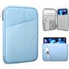 TiMOVO 9-11 Custodia per Tablet, Compatibile con iPad 11 A16 2025, iPad 10,9/10,2| Air 11, Galaxy Tab A9+ / A11 Plus 11, Borsa Protettiva con Tasche, Blu