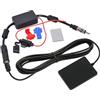 Bingfu Antenna Autoradio FM/AM con Amplificatore di Segnale, Antenna Patch Occultata a Montaggio sul Parabrezza, Connettore DIN per Auto Veicolo Camion SUV Barca Ricevitore Autoradio Radio Audio