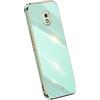RankOne La Custodia del Telefono è Adatta per Samsung Galaxy J3 2017 (5 Inches), Case per Cellulare in Silicone con Telaio Galvanico - Verde
