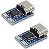 RAKSTORE 2pcs Type-C PD Decoy Module PD23.0 a DC DC Trigger Adapter Cavo QC4 Caricabatterie 12V PDC004-PD