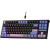 RK ROYAL KLUDGE Tastiera meccanica da gioco C87 ad effetto HE, tastiera RGB cablata con interruttore magnetico al 75%, hot swap, attivazione regolabile con trigger rapido, frequenza di polling 8K