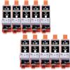 Yongairuink Cartucce d'inchiostro di ricambio per Canon PGI 35 CLI 36 PGI35 CLI36 PGI35 CLI36 per CAN IP100 IP110 IP110WB IP100WB Mini260 Mini320 TR150 TR160 (10 BK)