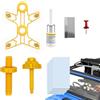 Generico Kit di Riparazione per Crepe sul Parabrezza,Soluzione Rapida per Il Vetro 'Auto | Riparazione Auto | per Graffi su Finestrino Specchio e Vernice