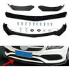 GSRECY - Spoiler splitter universale per paraurti anteriore, colore: nero lucido