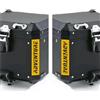 BLACK DOVES GRAPHICS 2pz ADESIVI RIFRANGENTI compatibili con Motorrad R 1200 1250 1150 F 800 650 F700 GS A R1200GS R1200 per Touratech Motorcycle Aluminium Panniers Top Case (giallo)