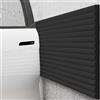 Aeovot Paracolpi Garage Auto da Muro 60x200/500 cm - Gommapiuma Adesiva, Protezione Portiera Auto Garage Muro Paracolpi Proteggi Portiere Autos per Parcheggi Degli Hotel Carport Colonne(Nero,60x500 cm)