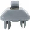 SOWUDM Gancio Parasole 2pcs Car Sun Visor Clip Bracket Interior Sun Visor Gancio per Audi A1 A3 A4 A5 A7 Q3 Q5 B6 B7 B8 S4 S5 Grigio Staffa Sun Visor