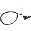 Qiilu Cavo di Rilascio del Cofano, Cavo di Rilascio del Cofano Driver Sinistro 51231960853 Sostituzione Nera per 328i E36 1996-1998